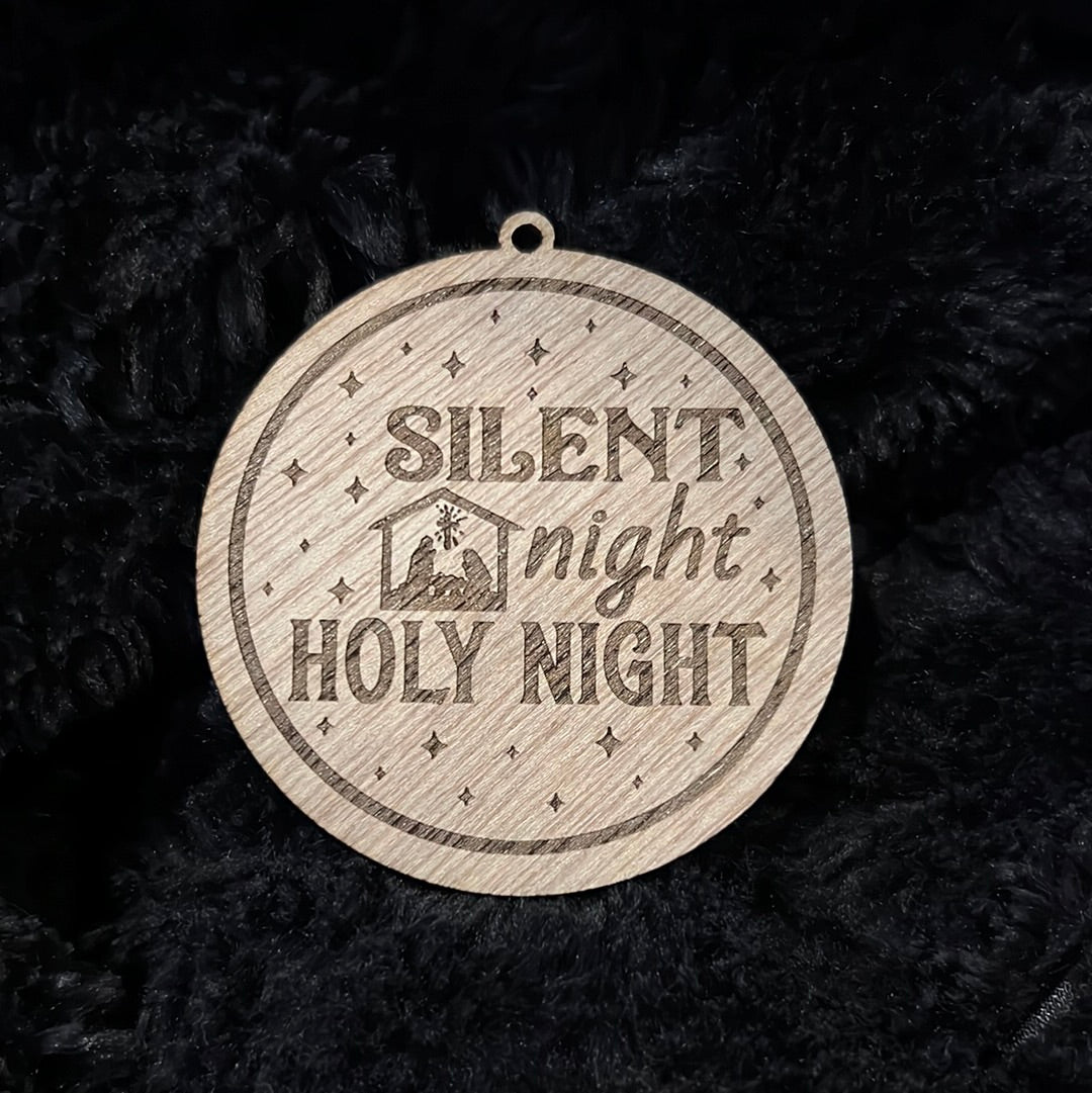 Silent Night Holy Night Ornament Bearded Builds