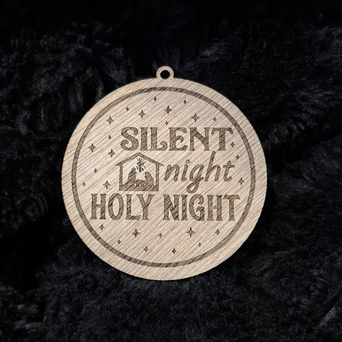 Silent Night Holy Night Ornament